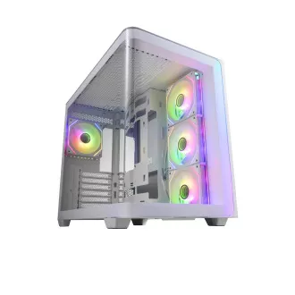 FSP M580-WP/Midi Tower/Transparent/Weiß FSP M580-WP/Midi Tower/Transparent/Weiß