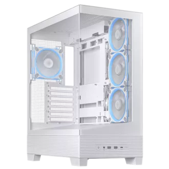 ASUS Gehäuse A31 PLUS TG ARGB FANS weiß ASUS Gehäuse A31 PLUS TG ARGB FANS weiß