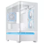 ASUS Gehäuse PRIME AP202 TG ARGB FANS weiß