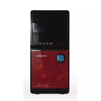 AMEI AM-C1002BR/Micro ATX/Schwarz und Rot
