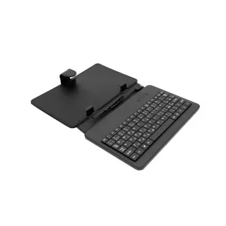 AIREN AiTab Ledertasche 1 mit USB Tastatur 7" SCHWARZ (CZ/SK/DE/UK/US... Layout)