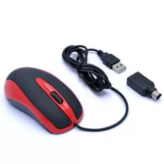 AMEI AM-M801/Büro/Optisch/800 DPI/Kabellos USB/Schwarz-Rot