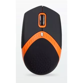 AMEI AM-M101O/Ergonomisch/Optisch/1 600 DPI/Kabellos USB/Schwarz-Orange AMEI AM-M101O/Ergonomisch/Optisch/1 600 DPI/Kabellos USB/Schwarz-Orange