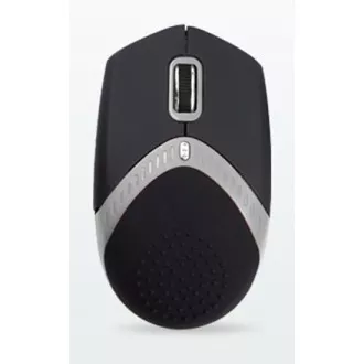 AMEI AM-M101S/Ergonomisch/Optisch/1 600 DPI/Kabellos USB/Schwarz-Silber