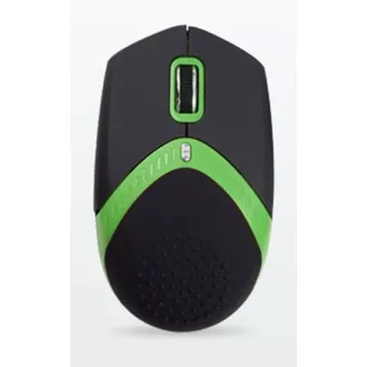 AMEI AM-M101G/Ergonomisch/Optisch/1 600 DPI/Kabellos USB/Schwarz-Grün AMEI AM-M101G/Ergonomisch/Optisch/1 600 DPI/Kabellos USB/Schwarz-Grün
