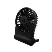 ARCTIC Summair 2Go (Schwarz) - Wiederaufladbarer Taschenventilator mit Ständer (74 Stunden Akkulaufzeit und variab