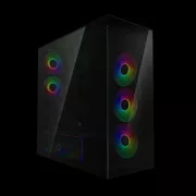 ARCTIC Xtender (Black) schwarzes Fenster mit GPU