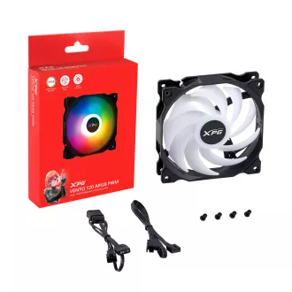 Adata XPG Vento 120mm Lüfter ARGB schwarz PWM Adata XPG Vento 120mm Lüfter ARGB schwarz PWM