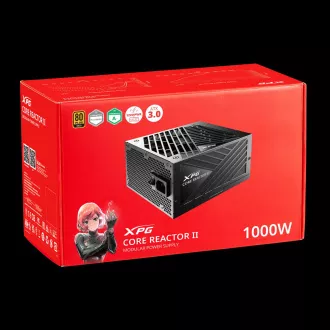 ADATA XPG CORE REACTOR II/1000W/ATX 3.0/80PLUS Gold/Modular/Einzelhandel ADATA XPG CORE REACTOR II/1000W/ATX 3.0/80PLUS Gold/Modular/Einzelhandel
