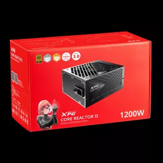 ADATA XPG CORE REACTOR II/1200W/ATX 3.0/80PLUS Gold/Modular/Einzelhandel ADATA XPG CORE REACTOR II/1200W/ATX 3.0/80PLUS Gold/Modular/Einzelhandel