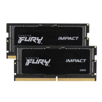 Kingston FURY Impact/SO-DIMM DDR5/32GB/6000MHz/CL38/2x16GB/Schwarz Kingston FURY Impact/SO-DIMM DDR5/32GB/6000MHz/CL38/2x16GB/Schwarz