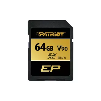 Patriot V90/SDXC/64GB/UHS-II U3/Klasse 10/ Adapter Patriot V90/SDXC/64GB/UHS-II U3/Klasse 10/ Adapter