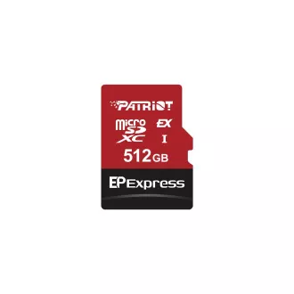 Patriot EP Express/Micro SDXC/512GB/UHS-I U3/Klasse 10 Patriot EP Express/Micro SDXC/512GB/UHS-I U3/Klasse 10