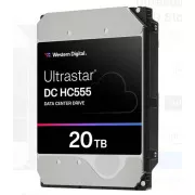 WD Ultrastar DC HC555/20TB/HDD/3,5"/SATA/M.2 SATA/7200 RPM/Silber/5R
