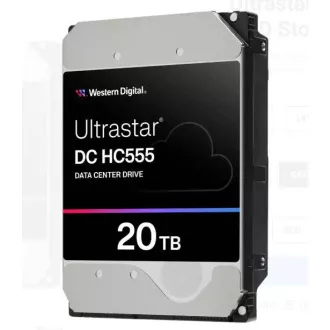 WD Ultrastar DC HC555/20TB/HDD/3,5"/SATA/M.2 SATA/7200 RPM/Silber/5R WD Ultrastar DC HC555/20TB/HDD/3,5"/SATA/M.2 SATA/7200 RPM/Silber/5R