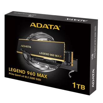 ADATA LEGEND 960 MAX/2TB/SSD/M.2 NVMe/Schwarz/Kühlkörper/5R ADATA LEGEND 960 MAX/2TB/SSD/M.2 NVMe/Schwarz/Kühlkörper/5R