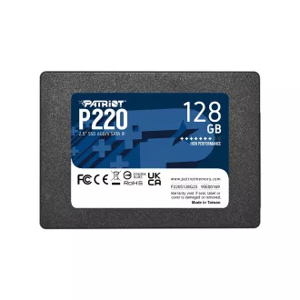 PATRIOT P220/128GB/SSD/2.5 PATRIOT P220/128GB/SSD/2.5