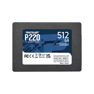 PATRIOT P220/512GB/SSD/2.5