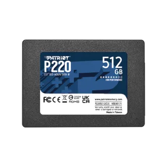 PATRIOT P220/512GB/SSD/2.5 PATRIOT P220/512GB/SSD/2.5