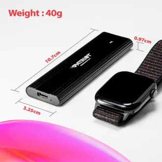 Patriot TRANSPORTER Lite/2TB/SSD/Extern/Schwarz/3R