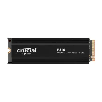 Crucial P310/2TB/SSD/0/M.2 NVMe/Schwarz/Heatsink/5R Crucial P310/2TB/SSD/0/M.2 NVMe/Schwarz/Heatsink/5R