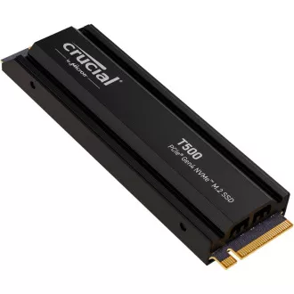 Crucial T500/1TB/SSD/M.2 NVMe/Schwarz/Kühlkörper/5R Crucial T500/1TB/SSD/M.2 NVMe/Schwarz/Kühlkörper/5R