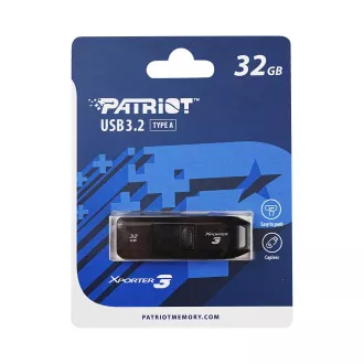 Patriot Xporter 3 Schieberegler/32GB/USB 3.2/USB-A/Schwarz Patriot Xporter 3 Schieberegler/32GB/USB 3.2/USB-A/Schwarz