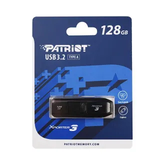 Patriot Xporter 3 Slider/128GB/USB 3.2/USB-A/Schwarz Patriot Xporter 3 Slider/128GB/USB 3.2/USB-A/Schwarz