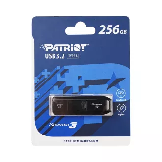 Patriot Xporter 3 Schieberegler/256GB/USB 3.2/USB-A/Schwarz Patriot Xporter 3 Schieberegler/256GB/USB 3.2/USB-A/Schwarz