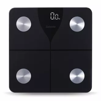 Salente SlimFit, intelligente Fitnesswaage mit Diagnosefunktion, Bluetooth, schwarz Salente SlimFit, intelligente Fitnesswaage mit Diagnosefunktion, Bluetooth, schwarz