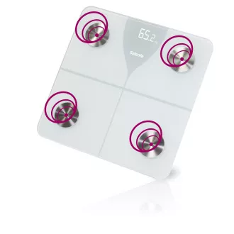 Salente SlimFit, intelligente Fitnesswaage mit Diagnosefunktion, Bluetooth, schwarz Salente SlimFit, intelligente Fitnesswaage mit Diagnosefunktion, Bluetooth, schwarz