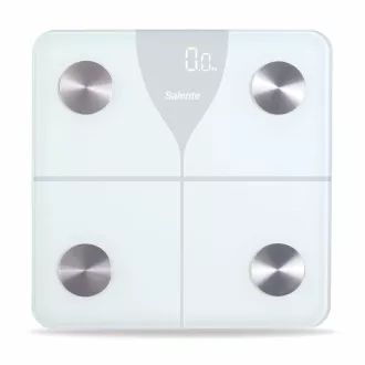Salente SlimFit, intelligente Fitnesswaage mit persönlicher Diagnose, Bluetooth, weiß Salente SlimFit, intelligente Fitnesswaage mit persönlicher Diagnose, Bluetooth, weiß