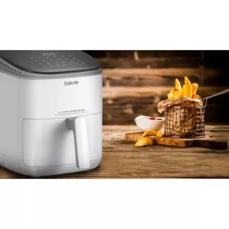 Salente AirFit, 4-in-1 Heißluftfritteuse, 3,5 l, weiß