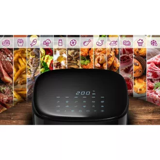 Salente AirFit, 4-in-1 Heißluftfritteuse, 3,5 l, schwarz