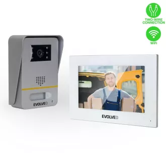 EVOLVEO DoorPhone AP1-2, kabelgebundenes Videotelefon mit App, weiß EVOLVEO DoorPhone AP1-2, kabelgebundenes Videotelefon mit App, weiß
