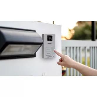 EVOLVEO DoorPhone AP2-2 schnurgebundenes Videotelefon für zwei Wohnungen mit App, weiß