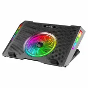 EVOLVEO Ania 16, Kühlunterlage für Notebooks bis 17", 5 Lüfter, RGB-Hintergrundbeleuchtung
