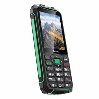EVOLVEO StrongPhone W4, IP68 resistentes Dual SIM Telefon, 2.8" LCD, 2500mAh, Powerbank, schwarz-grün EVOLVEO StrongPhone W4, IP68 resistentes Dual SIM Telefon, 2.8" LCD, 2500mAh, Powerbank, schwarz-grün