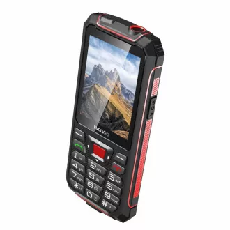 EVOLVEO StrongPhone W4, IP68 resistentes Dual SIM Telefon, 2.8" LCD, 2500mAh, Powerbank, schwarz und rot EVOLVEO StrongPhone W4, IP68 resistentes Dual SIM Telefon, 2.8" LCD, 2500mAh, Powerbank, schwarz und rot