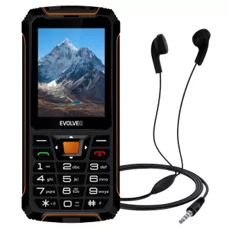 EVOLVEO StrongPhone Z6, wasserdichtes, robustes Dual-SIM-Handy, schwarz-orange - Gebraucht EVOLVEO StrongPhone Z6, wasserdichtes, robustes Dual-SIM-Handy, schwarz-orange - Gebraucht