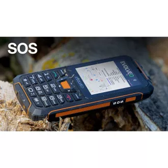 EVOLVEO StrongPhone Z6, wasserdichtes, robustes Dual-SIM-Handy, schwarz-orange - Gebraucht EVOLVEO StrongPhone Z6, wasserdichtes, robustes Dual-SIM-Handy, schwarz-orange - Gebraucht