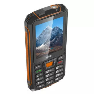 EVOLVEO StrongPhone Z6, wasserdichtes, robustes Dual-SIM-Handy, schwarz-orange - Gebraucht EVOLVEO StrongPhone Z6, wasserdichtes, robustes Dual-SIM-Handy, schwarz-orange - Gebraucht