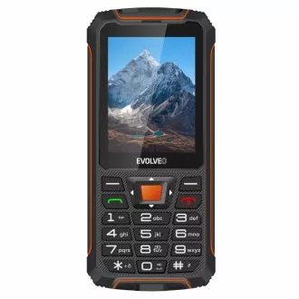 EVOLVEO StrongPhone Z6, IP68 resistentes Dual SIM Telefon, 2.8" LCD, 4000mAh, Powerbank, schwarz-orange EVOLVEO StrongPhone Z6, IP68 resistentes Dual SIM Telefon, 2.8" LCD, 4000mAh, Powerbank, schwarz-orange