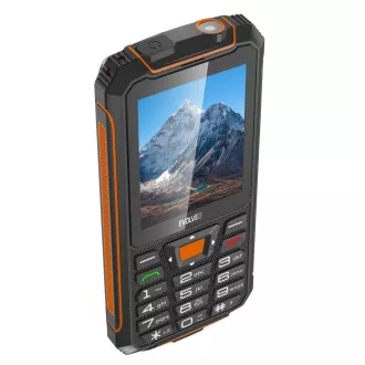 EVOLVEO StrongPhone Z6, IP68 resistentes Dual SIM Telefon, 2.8" LCD, 4000mAh, Powerbank, schwarz-orange EVOLVEO StrongPhone Z6, IP68 resistentes Dual SIM Telefon, 2.8" LCD, 4000mAh, Powerbank, schwarz-orange