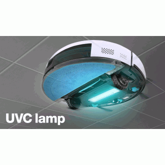 Salente G4, Staubsaugerroboter, Wasserwischen, UVC-Sterilisation, weiß Salente G4, Staubsaugerroboter, Wasserwischen, UVC-Sterilisation, weiß