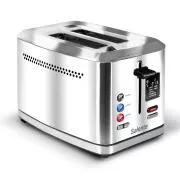 Salente ToastMax Toaster mit Digitalanzeige, Edelstahl