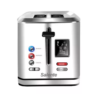 Salente ToastMax Toaster mit Digitalanzeige, Edelstahl