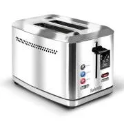 Salente ToastMax Toaster mit Digitalanzeige, Edelstahl