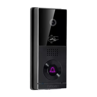 EVOLVEO DoorPhone AHD10, Home WiFi Videophone Kit mit Türsteuerung und RFID, schwarzer 10" Monitor