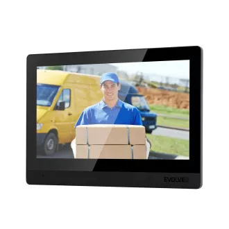 EVOLVEO DoorPhone AHD10, Home WiFi Videophone Kit mit Türsteuerung und RFID, schwarzer 10" Monitor
